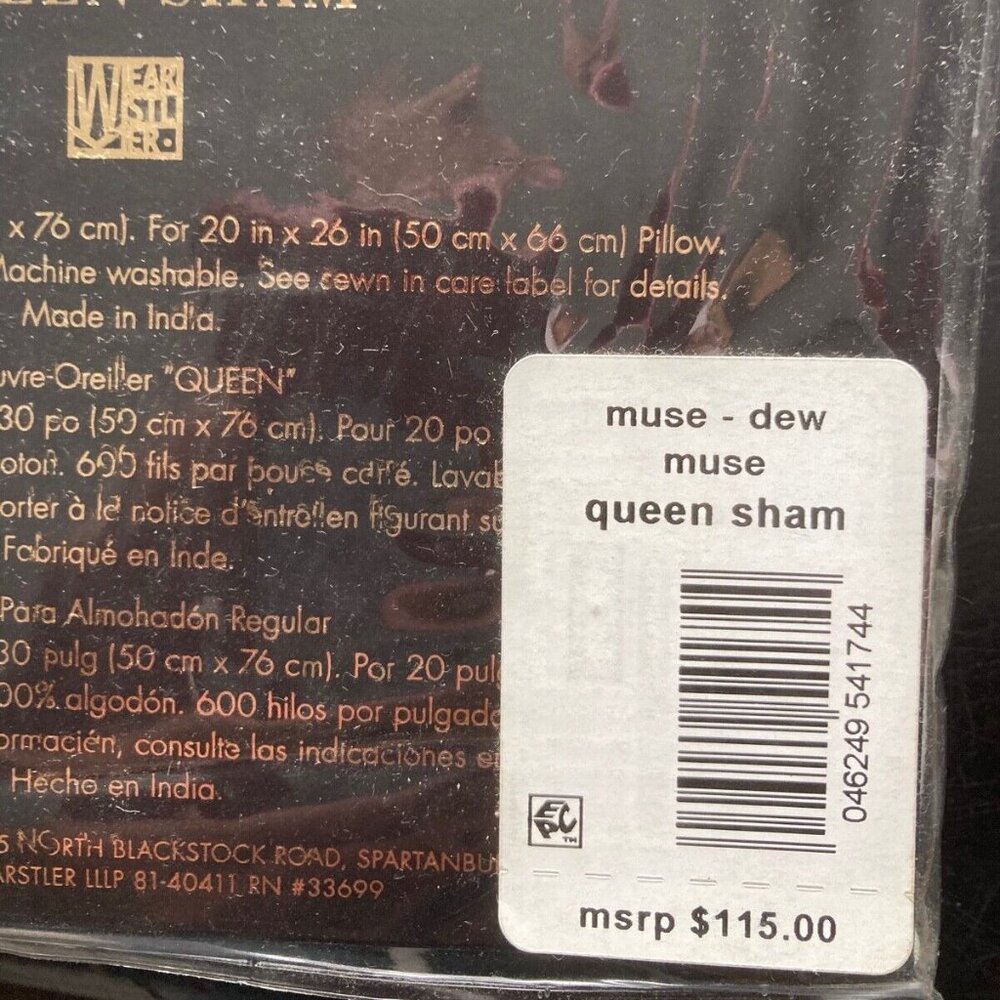 $605 KELLY WEARSTLER Duvet full/Queen Set 3pcs  muse-dew duvet covers - Picture 5 of 7